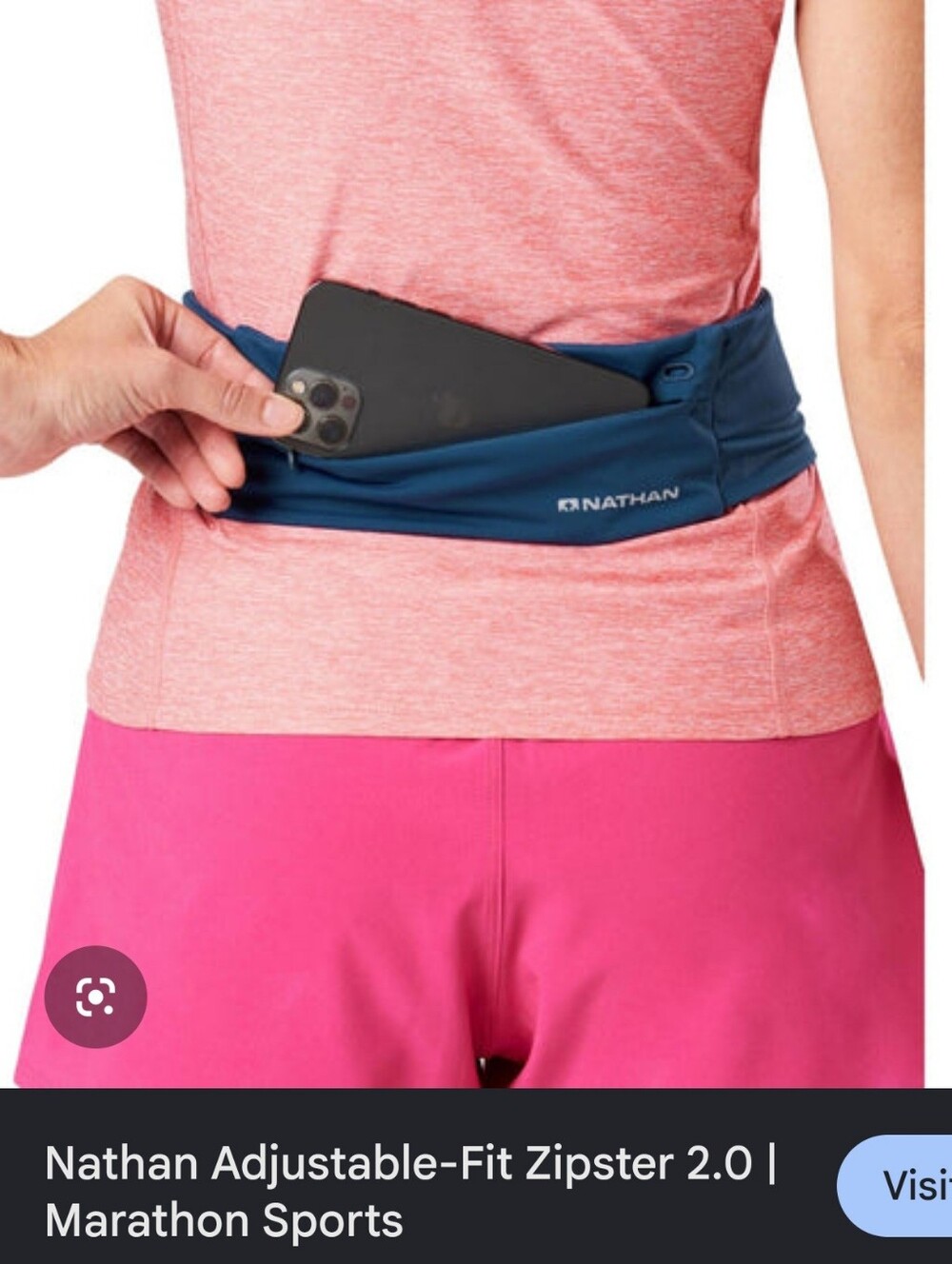 Nathan Running Belt Size M COLOR TEAL